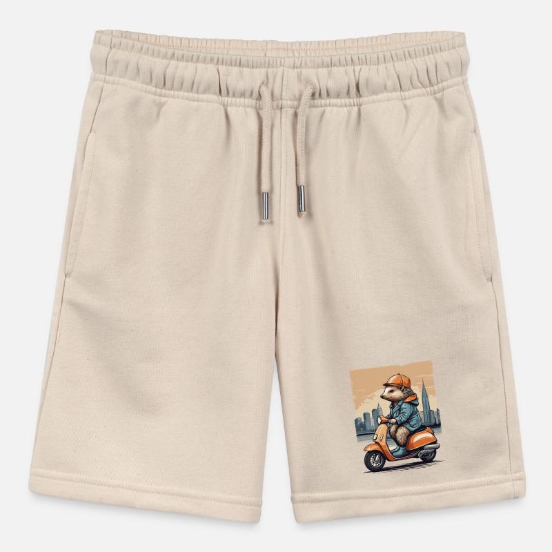 Hérisson mignon sur scooter Short bio MINI BOLTER Stanley/Stella Ado