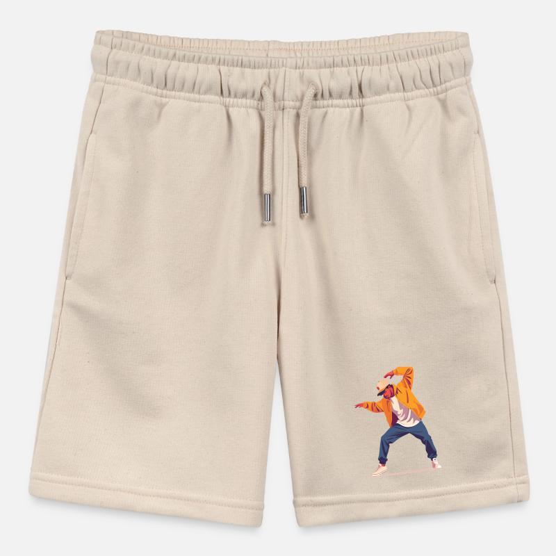 Breakdance Pose Dancer Person Style Dancing Motif Stanley/Stella MINI BOLTER Organic Teen Jogging Shorts