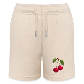 Kirschen - Stanley/Stella Teenager Bio-Joggingshorts MINI BOLTER - Natur - Vorne