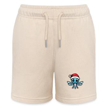 Libelle Weihnachten - Stanley/Stella Teenager Bio-Joggingshorts MINI BOLTER - Natur - Vorne