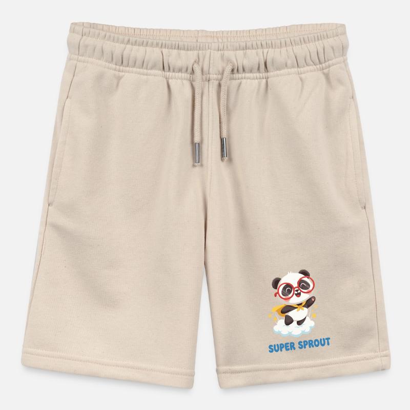 Mignon Super Sprout Panda avec capuchon Short bio MINI BOLTER Stanley/Stella Ado