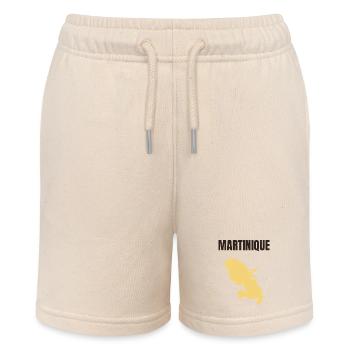 Martinique - Westindische Inseln T-Shirt - Stanley/Stella Teenager Bio-Joggingshorts MINI BOLTER - Natur - Vorne