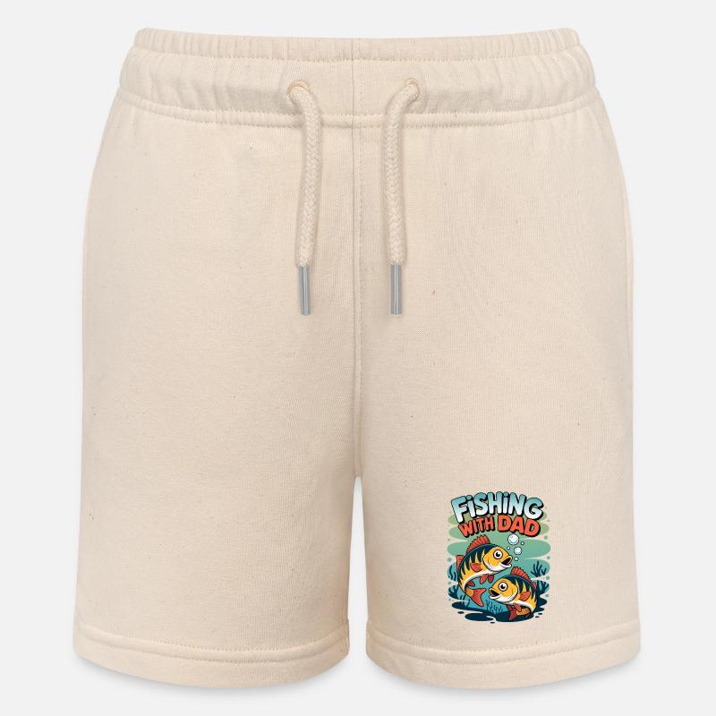 Pêcher avec papa - Short bio MINI BOLTER Stanley/Stella Ado - écru doux