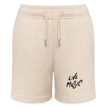 live music! - Stanley/Stella MINI BOLTER Organic Teen Jogging Shorts - soft Ecru - Front