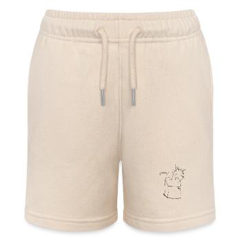 Peaky🌵😄🖤🤍 - Stanley/Stella Teenager Bio-Joggingshorts MINI BOLTER - Natur - Vorne