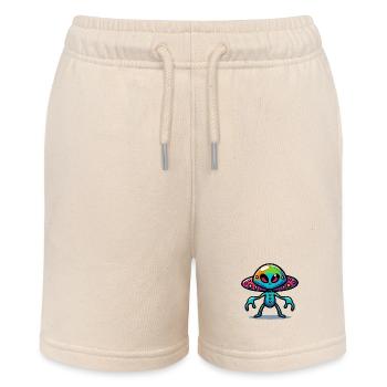 Alien Encounter - Stanley/Stella Teenager Bio-Joggingshorts MINI BOLTER - Natur - Vorne
