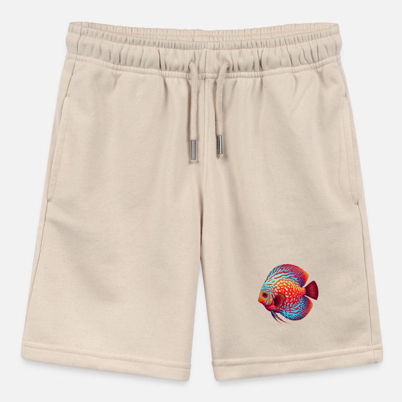 Diskusbuntbarsch rot Stanley/Stella Teenager Bio-Joggingshorts MINI BOLTER