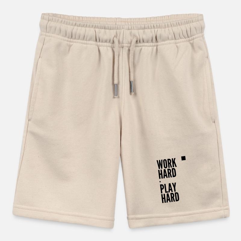 Work Hard Play Hard Stanley/Stella MINI BOLTER Organic Teen Jogging Shorts