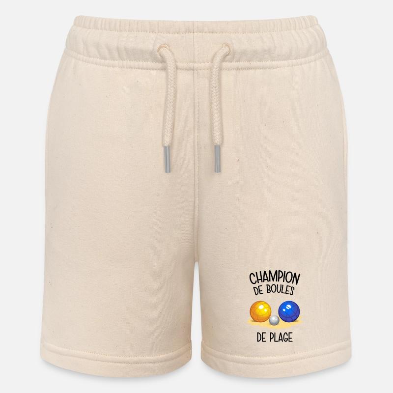 Champion de boules de plage - Short bio MINI BOLTER Stanley/Stella Ado - écru doux