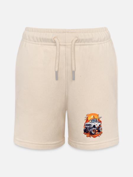 Monstertruck Renn - Stanley/Stella Teenager Bio-Joggingshorts MINI BOLTER - Natur