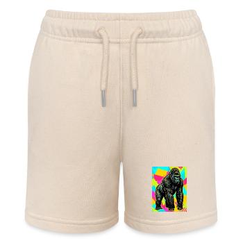 gorilla - Stanley/Stella MINI BOLTER Organic Teen Jogging Shorts - soft Ecru - Front