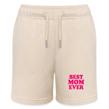Best mom ever - Stanley/Stella Teenager Bio-Joggingshorts MINI BOLTER - Natur - Vorne