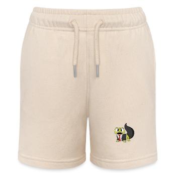Business Gecko - Stanley/Stella MINI BOLTER Organic Teen Jogging Shorts - soft Ecru - Front
