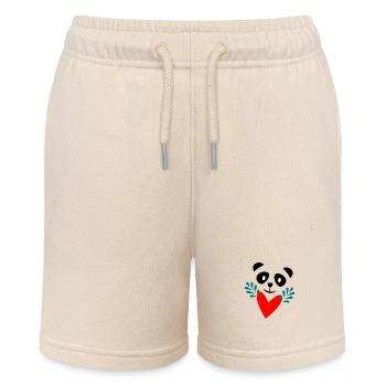 VIELEN DANK. GELIEBTE. MEISTER. DANKE, HERRIN. GESCHENK - Stanley/Stella Teenager Bio-Joggingshorts MINI BOLTER - Natur - Vorne