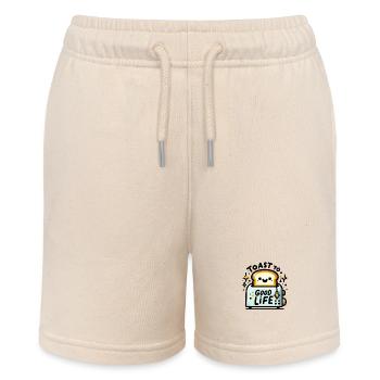 Toast to good Life - Stanley/Stella MINI BOLTER Organic Teen Jogging Shorts - soft Ecru - Front