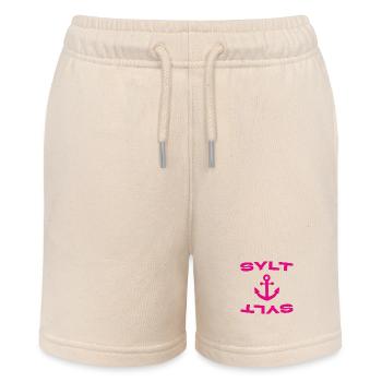 Sylt - North Sea - Germany - Kampen - Island - Stanley/Stella MINI BOLTER Organic Teen Jogging Shorts - soft Ecru - Front
