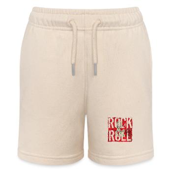 Musik, Retro, Heavy Metal, Hard Rock, Punk, Vinyl, Pop - Stanley/Stella Teenager Bio-Joggingshorts MINI BOLTER - Natur - Vorne