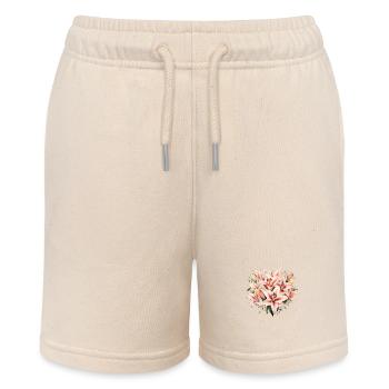 Lily Bouquet - Stanley/Stella MINI BOLTER Organic Teen Jogging Shorts - soft Ecru - Front