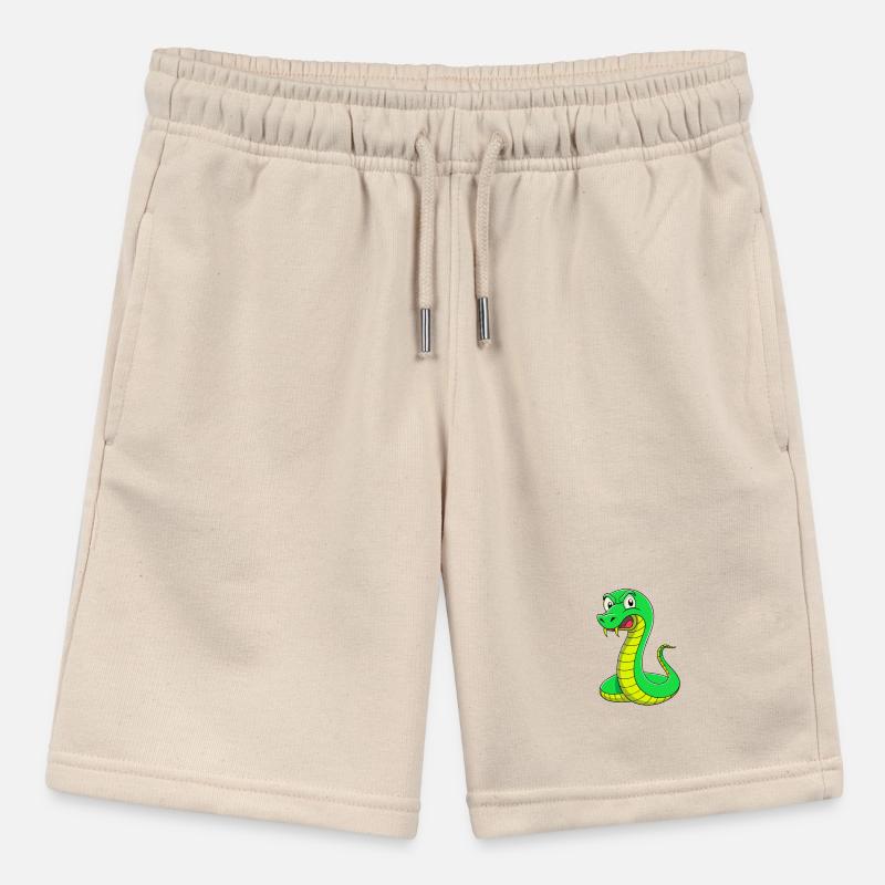 Disgusted Serpent: A Snaky Expression Stanley/Stella MINI BOLTER Organic Teen Jogging Shorts