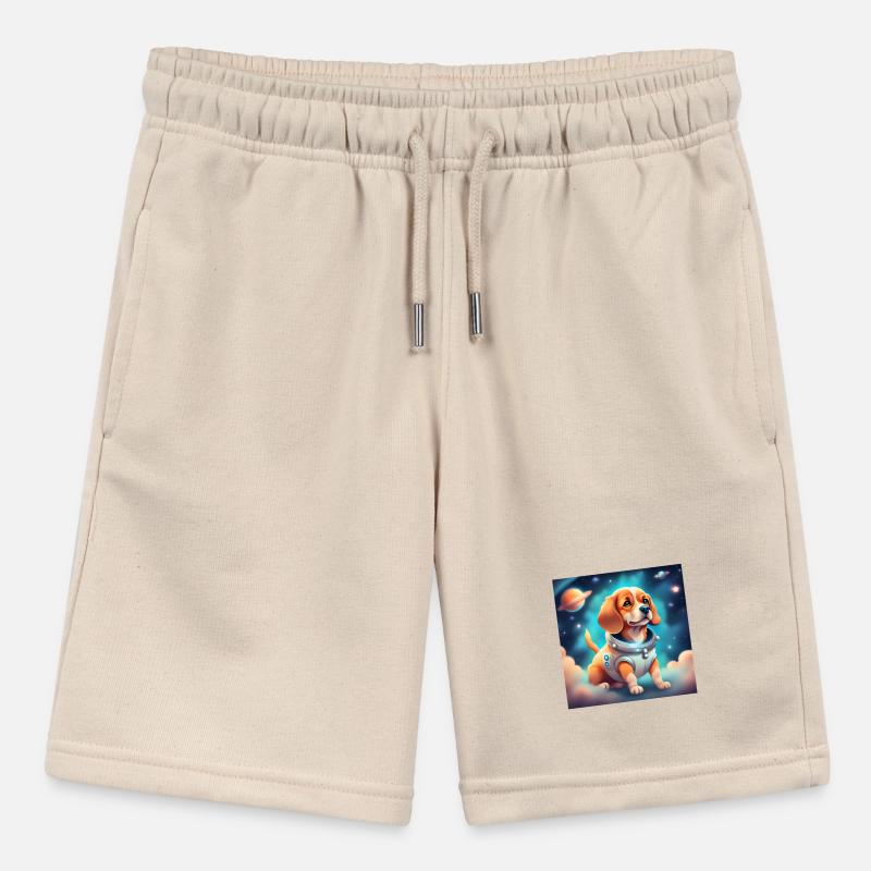 Chien mignon dans l’espace Short bio MINI BOLTER Stanley/Stella Ado
