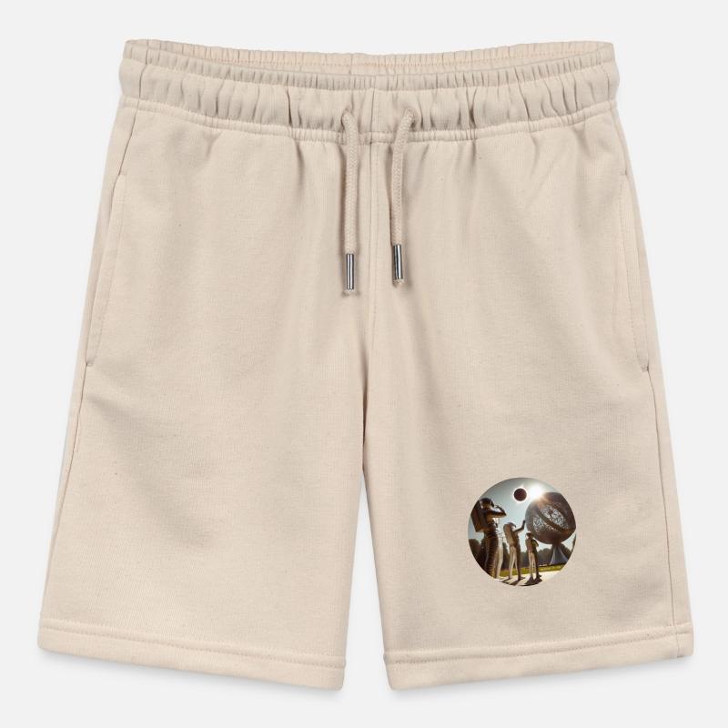 Total Eclipse 04:08:24 Commererative Stanley/Stella MINI BOLTER Organic Teen Jogging Shorts