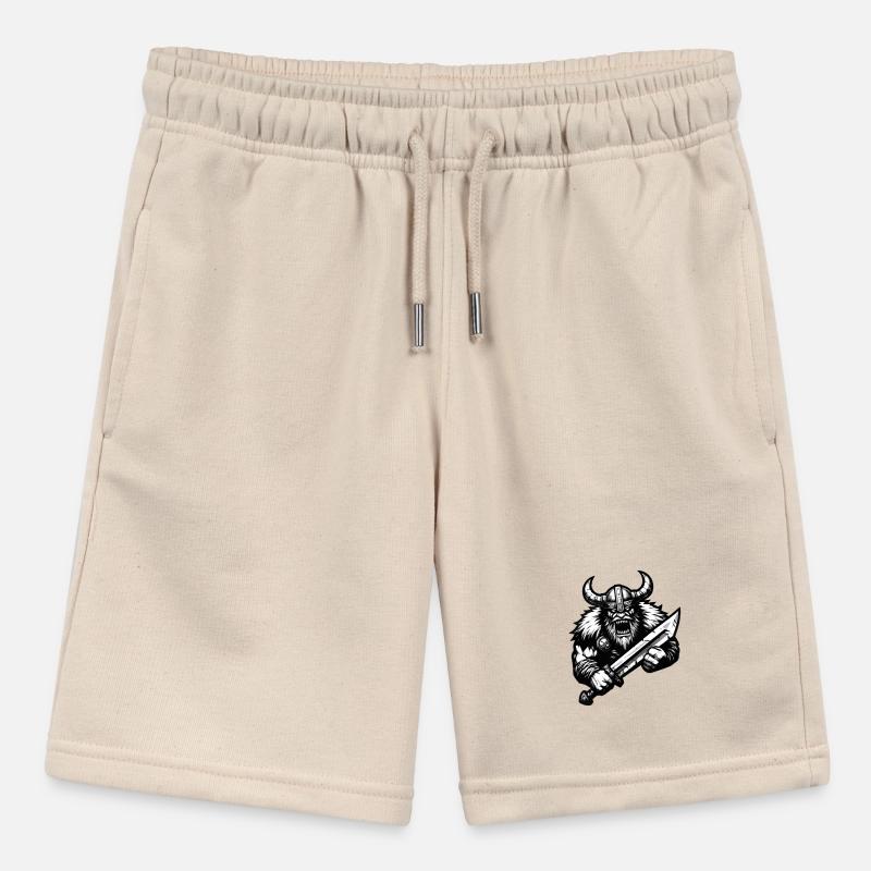 Mächtiger Wikingerkrieger Version 3 Stanley/Stella Teenager Bio-Joggingshorts MINI BOLTER