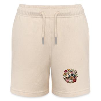 Hippie Chic - Stanley/Stella MINI BOLTER Organic Teen Jogging Shorts - soft Ecru - Front