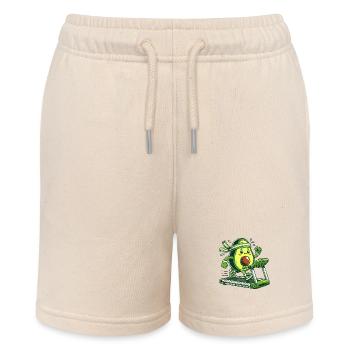 A sporty avocado - Stanley/Stella MINI BOLTER Organic Teen Jogging Shorts - soft Ecru - Front