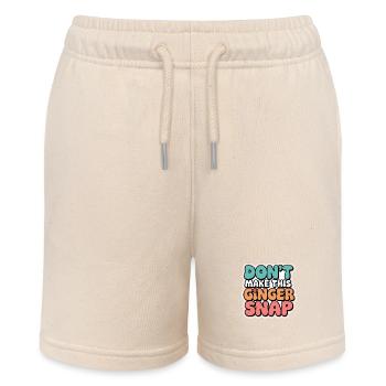 Don't Make This Ginger Snap 5 - Stanley/Stella Teenager Bio-Joggingshorts MINI BOLTER - Natur - Vorne