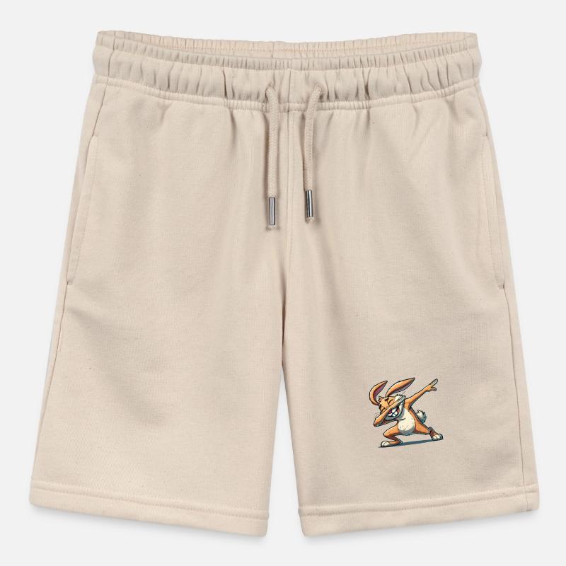 Bunny Dabbing Comic Stanley/Stella MINI BOLTER Organic Teen Jogging Shorts