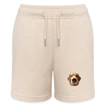 Hundekopf 1 braun - Stanley/Stella Teenager Bio-Joggingshorts MINI BOLTER - Natur - Vorne