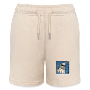 Sport - Badminton - Stanley/Stella MINI BOLTER Organic Teen Jogging Shorts - soft Ecru - Front