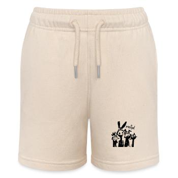 Stadtmusikanten "Moin" - Stanley/Stella Teenager Bio-Joggingshorts MINI BOLTER - Natur - Vorne