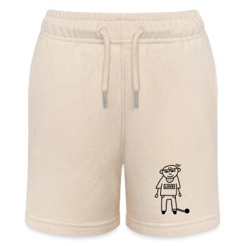 Sträfling Häftling Ehemann - Gefangen - Stanley/Stella Teenager Bio-Joggingshorts MINI BOLTER - Natur - Vorne