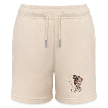 Labrador - Stanley/Stella MINI BOLTER Organic Teen Jogging Shorts - soft Ecru - Front