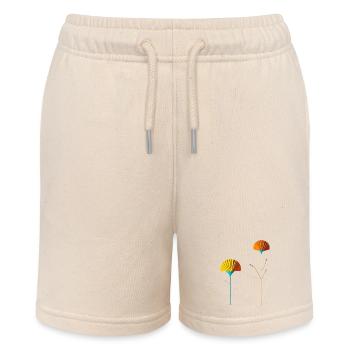 Fans abstraits de Color Blossom - Short bio MINI BOLTER Stanley/Stella Ado - écru doux - Devant