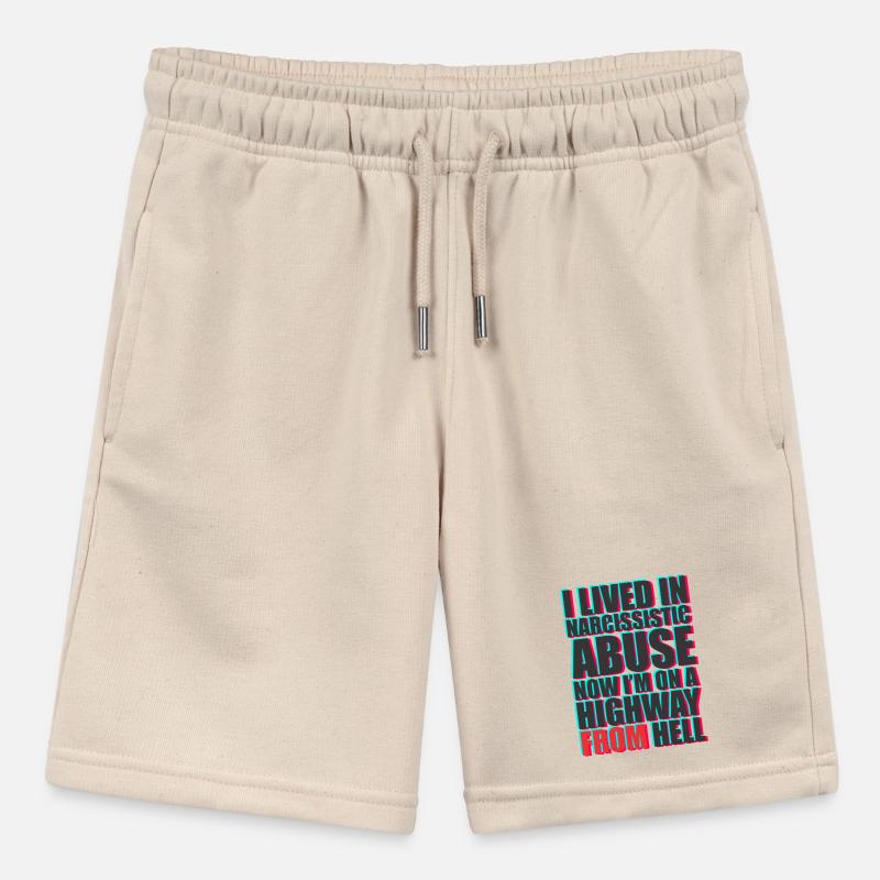 Bold Text Protest Message Design Stanley/Stella MINI BOLTER Organic Teen Jogging Shorts