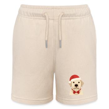 Golden Retriever Flat Noël Design - Short bio MINI BOLTER Stanley/Stella Ado - écru doux - Devant