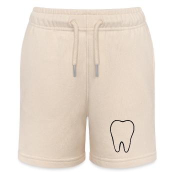 Tooth, Teeth, Dentist - Stanley/Stella MINI BOLTER Organic Teen Jogging Shorts - soft Ecru - Front