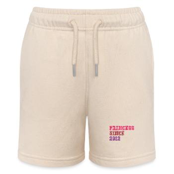 2012 Birthday Princess - Stanley/Stella MINI BOLTER Organic Teen Jogging Shorts - soft Ecru - Front