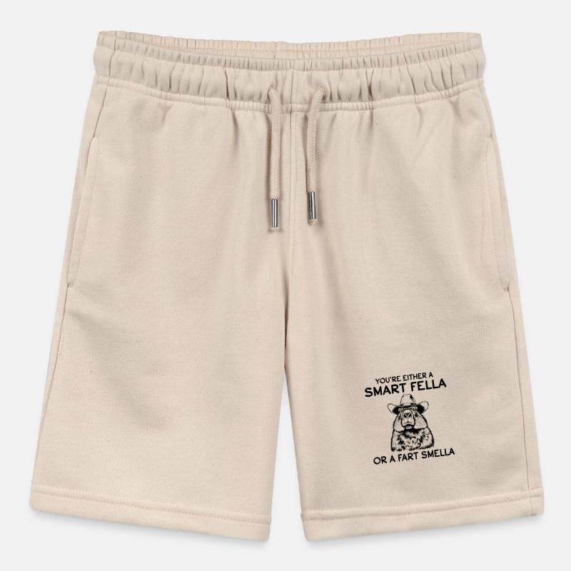 Du bist entweder ein schlauer Kerl oder ein Furzgeruch, der lustig riecht Stanley/Stella Teenager Bio-Joggingshorts MINI BOLTER