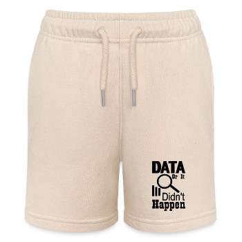 Daten oder es ist nicht passiert - Stanley/Stella Teenager Bio-Joggingshorts MINI BOLTER - Natur - Vorne