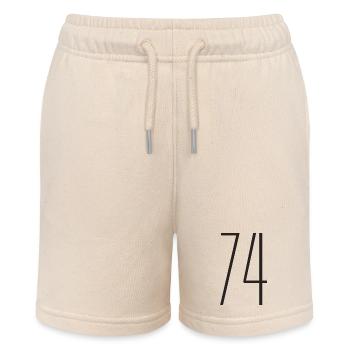 74 - Stanley/Stella MINI BOLTER Organic Teen Jogging Shorts - soft Ecru - Front