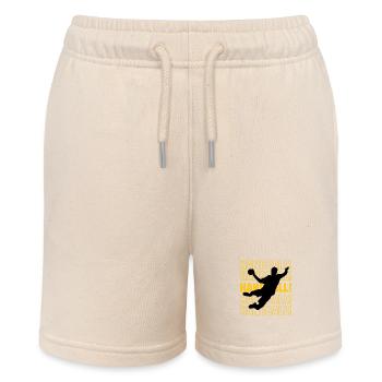 Handball Handball Handball - Stanley/Stella Teenager Bio-Joggingshorts MINI BOLTER - Natur - Vorne