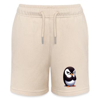 Pinguin Lustige Tiere - Stanley/Stella Teenager Bio-Joggingshorts MINI BOLTER - Natur - Vorne