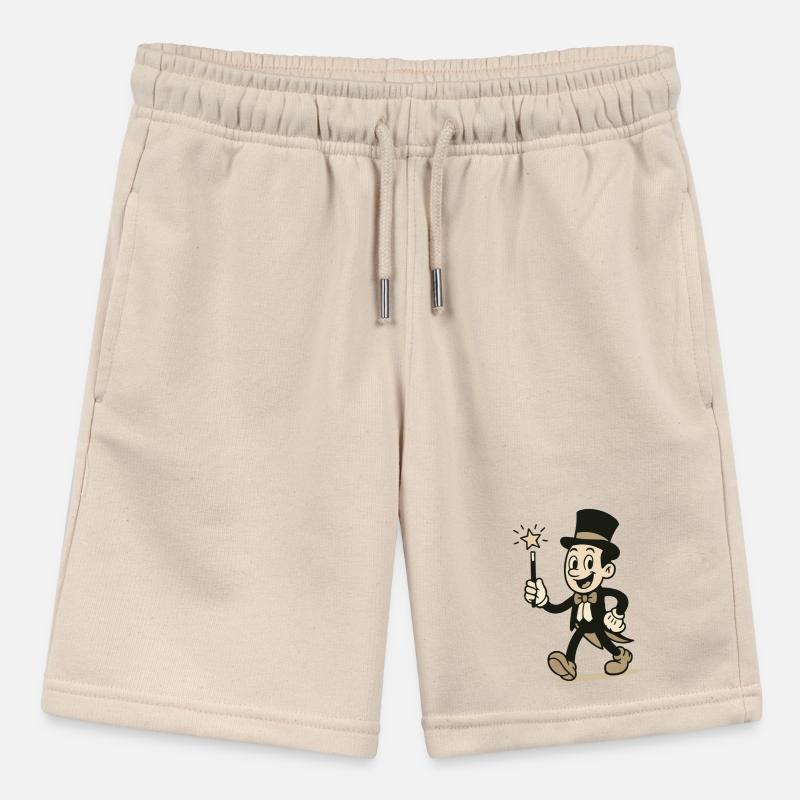 zauberer comic Stanley/Stella Teenager Bio-Joggingshorts MINI BOLTER