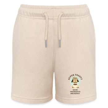 Super Helden Toast Brot - Stanley/Stella Teenager Bio-Joggingshorts MINI BOLTER - Natur - Vorne