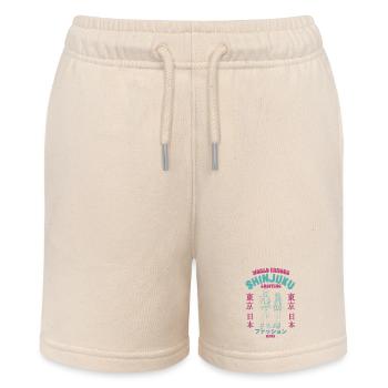 World Famous Shinjuku shopping district - Stanley/Stella MINI BOLTER Organic Teen Jogging Shorts - soft Ecru - Front