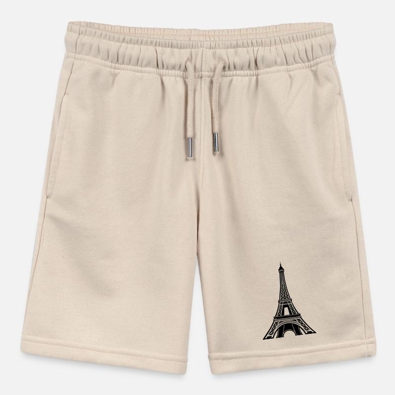 Eiffel Tower Paris Stanley/Stella MINI BOLTER Organic Teen Jogging Shorts