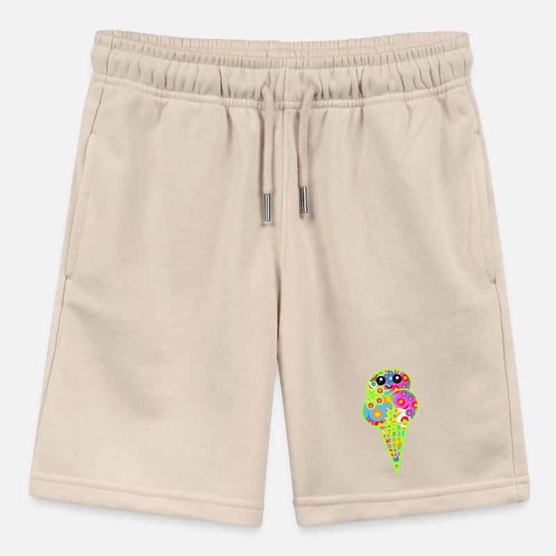 Retro Eis Vintage Kinder Kind 60er  Stanley/Stella Teenager Bio-Joggingshorts MINI BOLTER